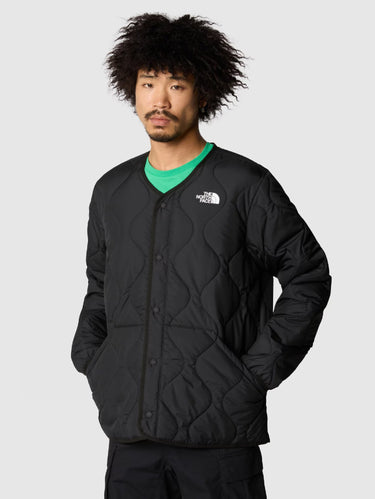 Gesteppte Jacke mit Futter Schwarz