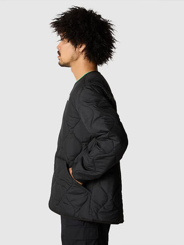 Gesteppte Jacke mit Futter Schwarz