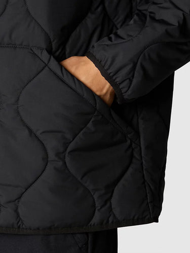 Gesteppte Jacke mit Futter Schwarz