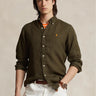 RALPH LAUREN-Camicia in Lino Slim Fit Armadillo-TRYME Shop