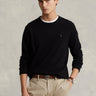 RALPH LAUREN-Maglia Girocollo in Lana Nero-TRYME Shop
