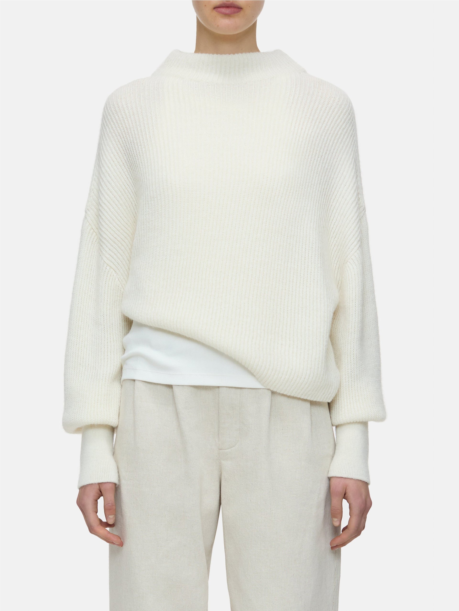 CLOSED Ivory Alpaca Blend Turtleneck Sweater – TRYME Shop