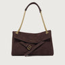 ORCIANI-Borsa Venus Small in Pelle Nabuk Burgundy-TRYME Shop