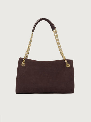 Borsa Venus Small in Pelle Nabuk Burgundy