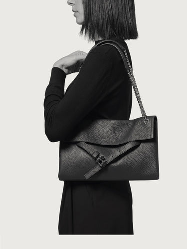 Borsa Venus Soft Small in Pelle Nero