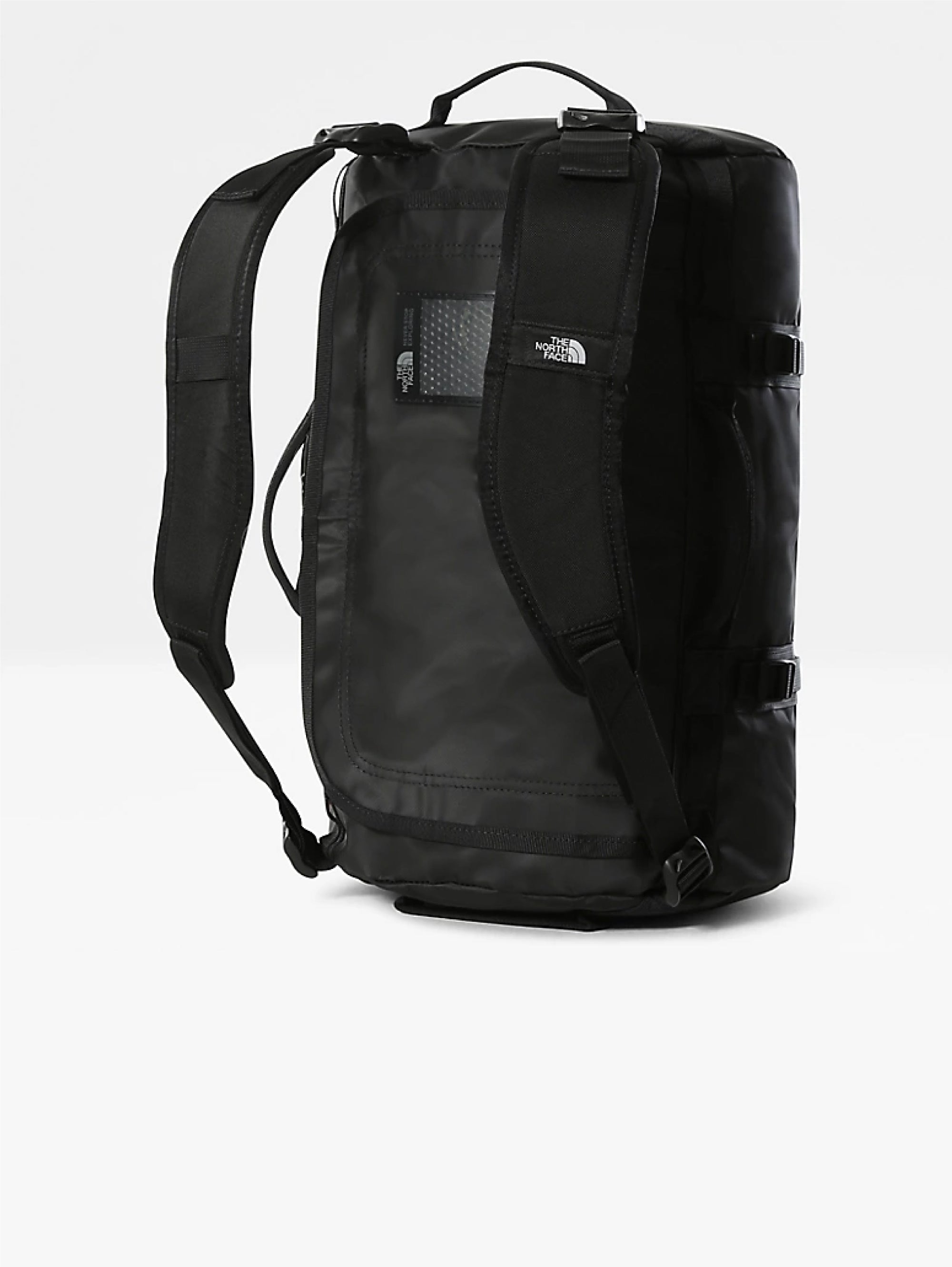 XS Black Laminated Nylon Duffle Bag