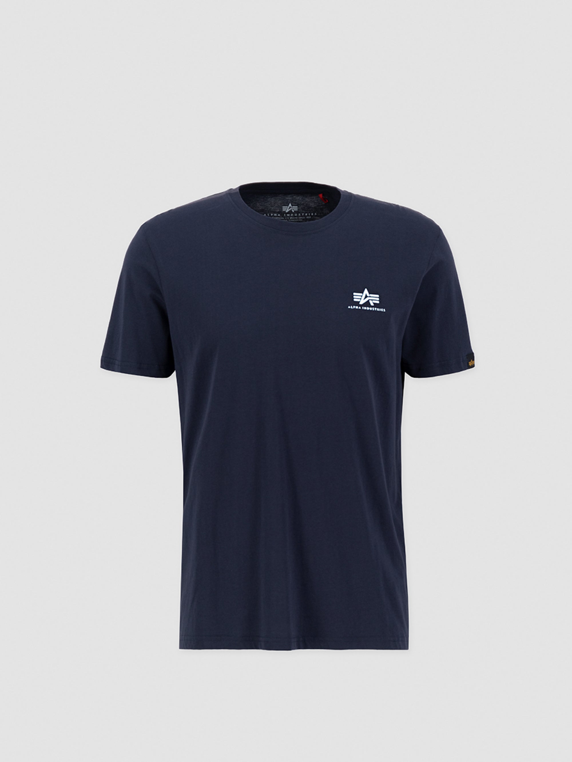 T-shirt with Logo on the Chest Blue