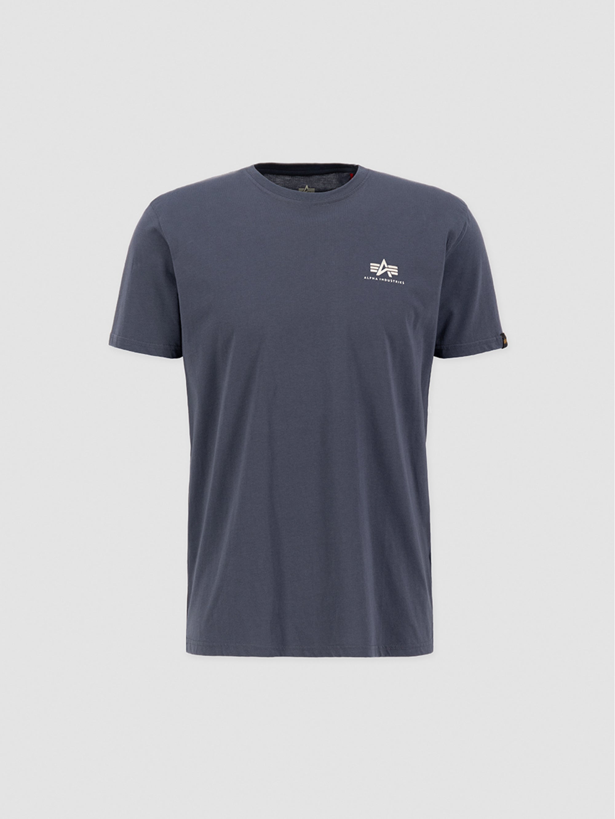 T-shirt with Logo on the Chest Grey