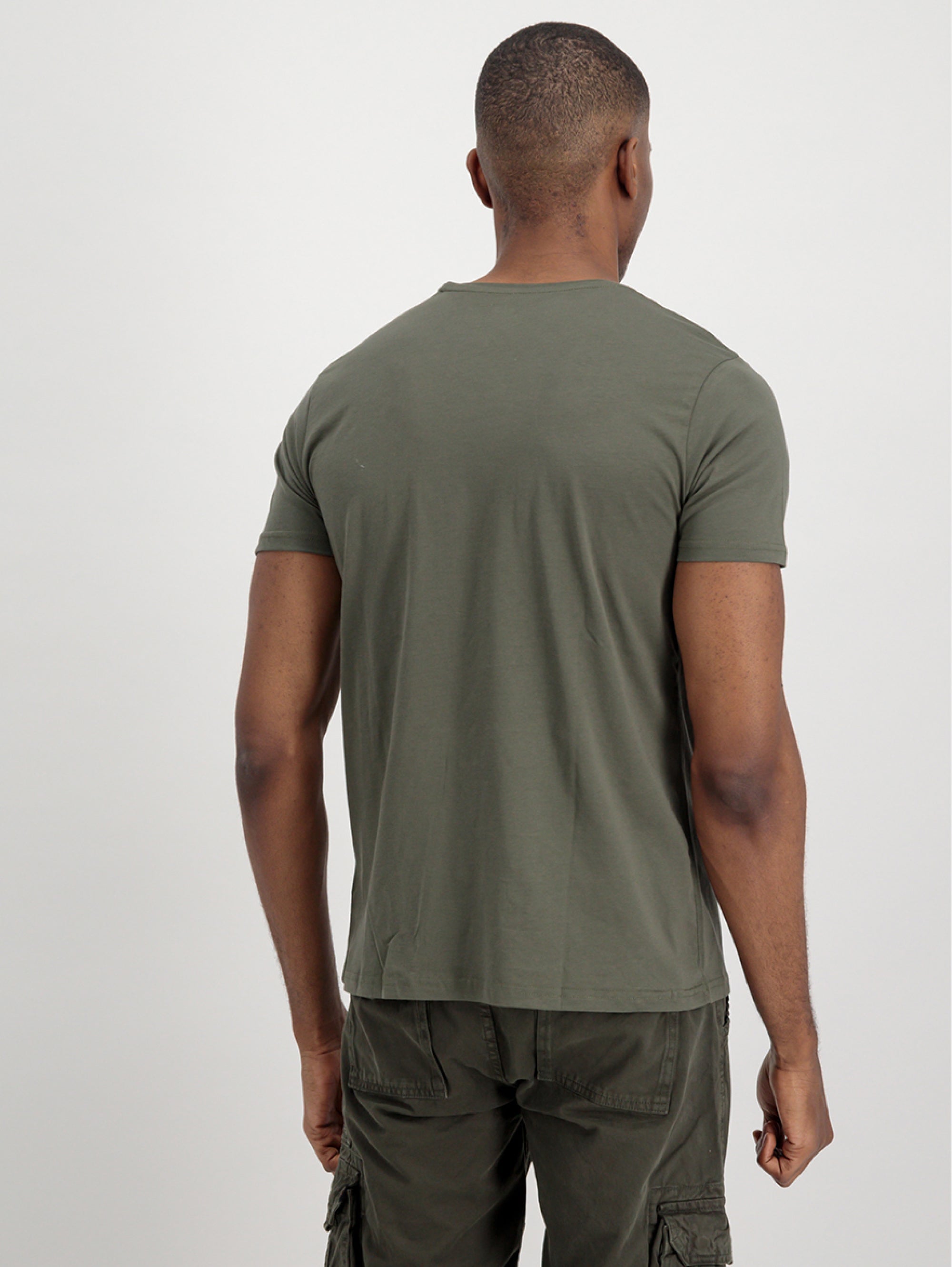 T-shirt with Logo on the Chest Green