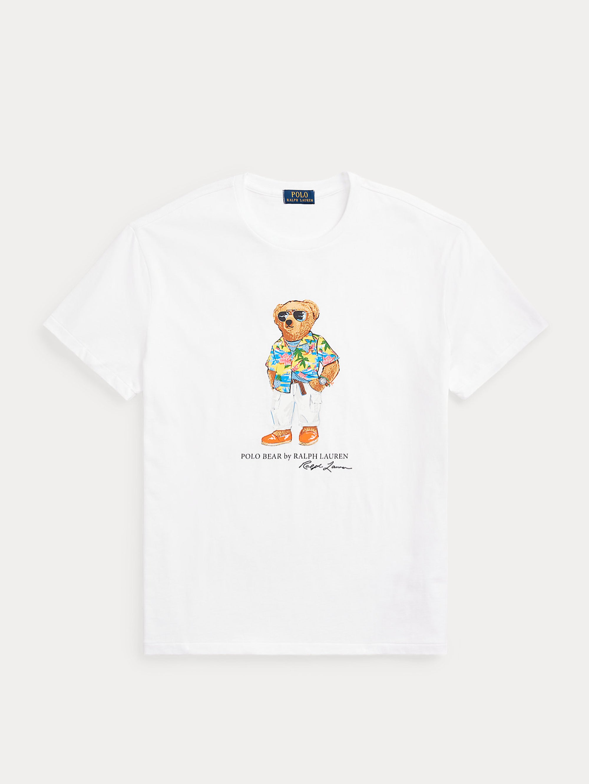T-Shirt mit weißem Polo Bear-Print