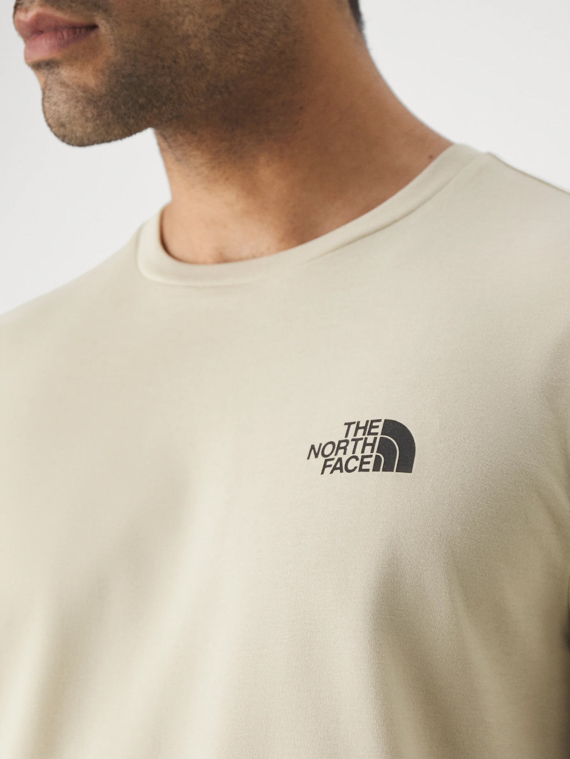 T-Shirt Regular Fit mit Logo Beige