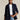 RALPH LAUREN-Blazer Doppio Petto in Maglia Blu-TRYME Shop