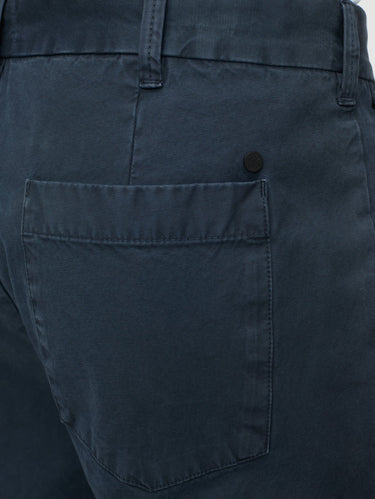 Pantaloni Ampi con Pences Blu Fumo