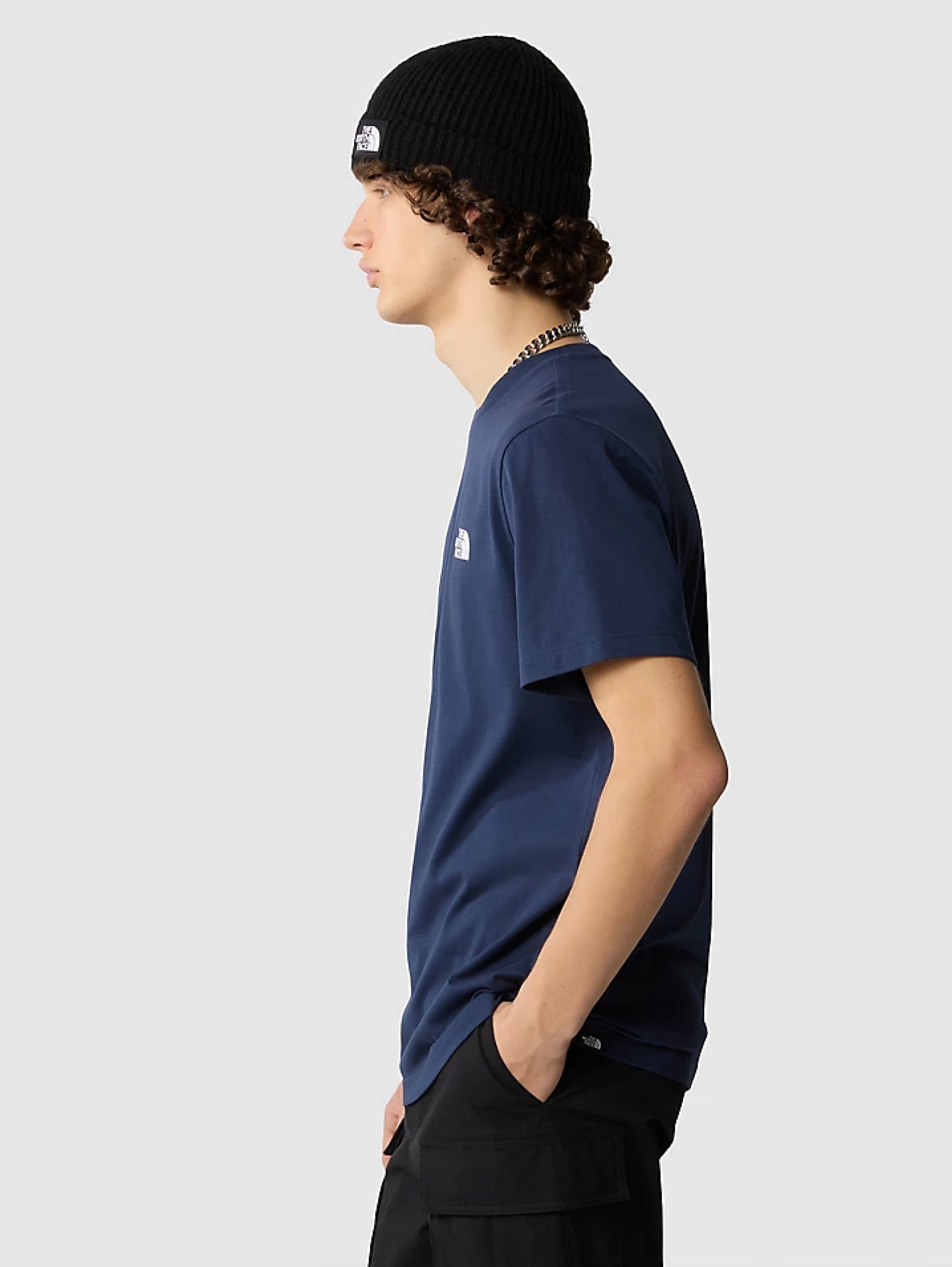 T-shirt Regular Fit con Logo Blu