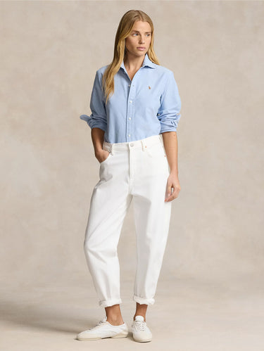 Blue Slim Fit Oxford Shirt