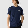 THE NORTH FACE-T-shirt Regular Fit con Logo Blu-TRYME Shop