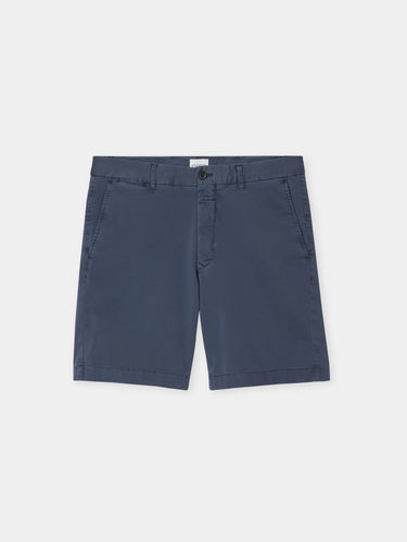 Chino-Shorts aus Baumwolle Rauchblau