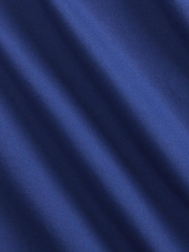 Camicia in Twill Tinta in Capo Blu