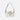PINKO-Borsa Mini in Pelle Crystal Bianco/Oro-TRYME Shop