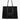 MAX MARA LEISURE-Shoppin Bag con Dettaglio Monogram Nero-TRYME Shop