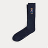 RALPH LAUREN-Calze Sportive con Polo Bear Blu-TRYME Shop