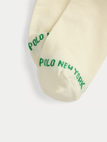 Sport Socks with Polo Bear Ivory
