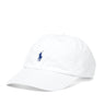 RALPH LAUREN-Cappello da Baseball in Cotone Twill Bianco-TRYME Shop
