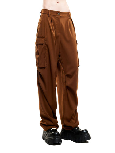 ANIYE BY-Pantaloni Cargo Ampi Dandy Caramello-TRYME Shop