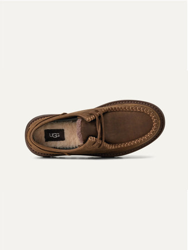 Loften Oiled Leather Lace-Up Shoes Oak