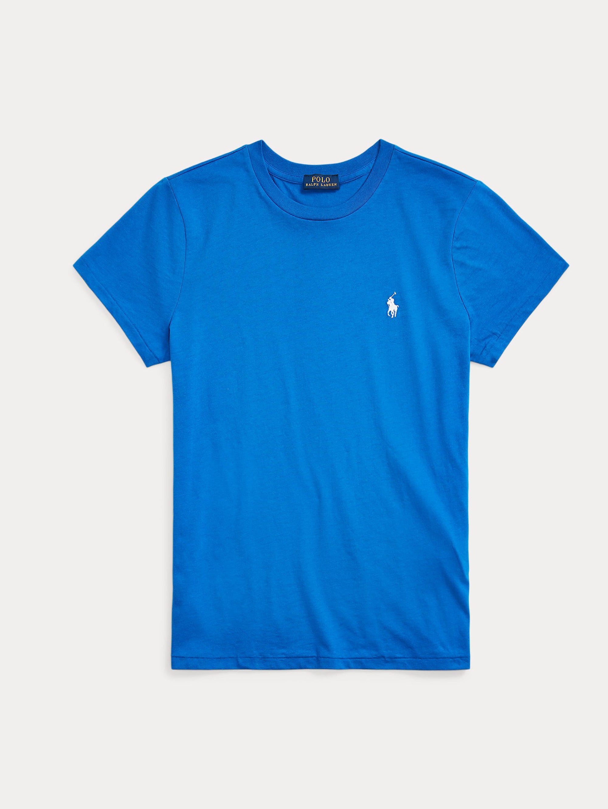 T-Shirt mit Rundhalsausschnitt in Heritage-Blau