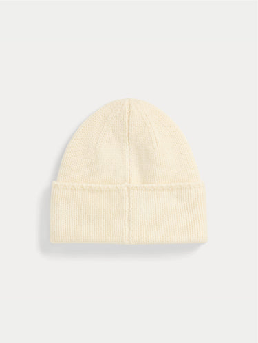Hut aus extrafeiner Merinowolle in Creme