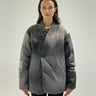 SNOW PEAK-Piumino dalla Linea Orientale Tinto in Capo Carbone-TRYME Shop