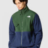 THE NORTH FACE-Giacca Denali in Pile Polartec Riciclato Verde/Blu-TRYME Shop