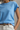 T-shirt Girocollo in Cotone Celeste
