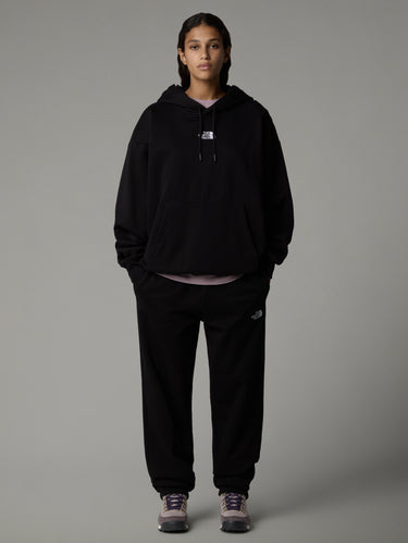 Oversize Kapuzenpullover Schwarz