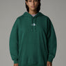 THE NORTH FACE-Felpa con Cappuccio Oversize Verde-TRYME Shop