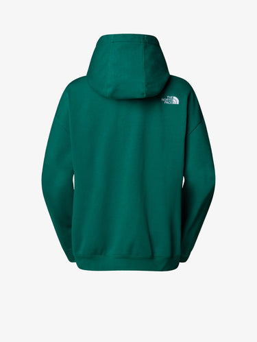 Oversize Kapuzenpullover Grün