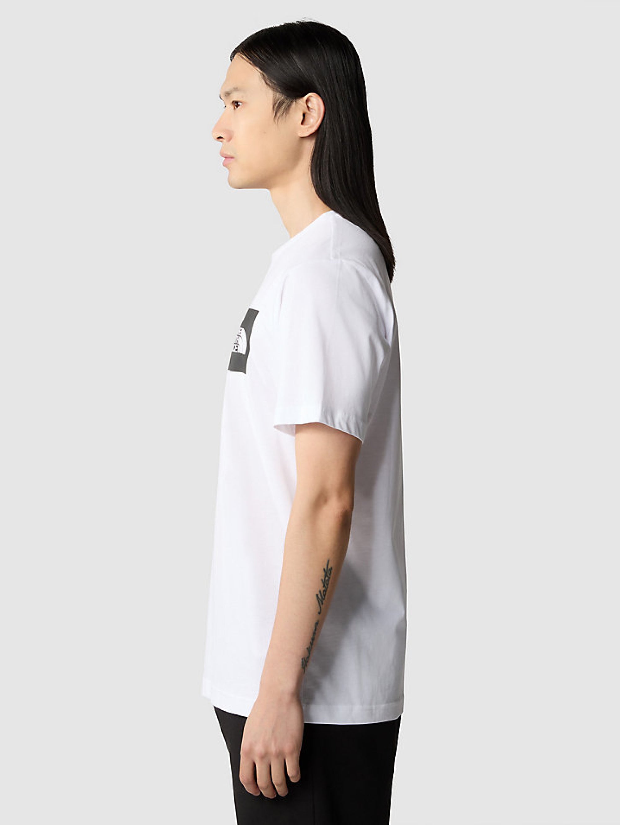 Kurzärmliges T-Shirt mit weißem Aufdruck