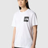 THE NORTH FACE-T-shirt Maniche Corte con Stampa Bianca-TRYME Shop