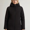 WOOLRICH-Parka in Tech Soft Shell Firth Down Nero-TRYME Shop