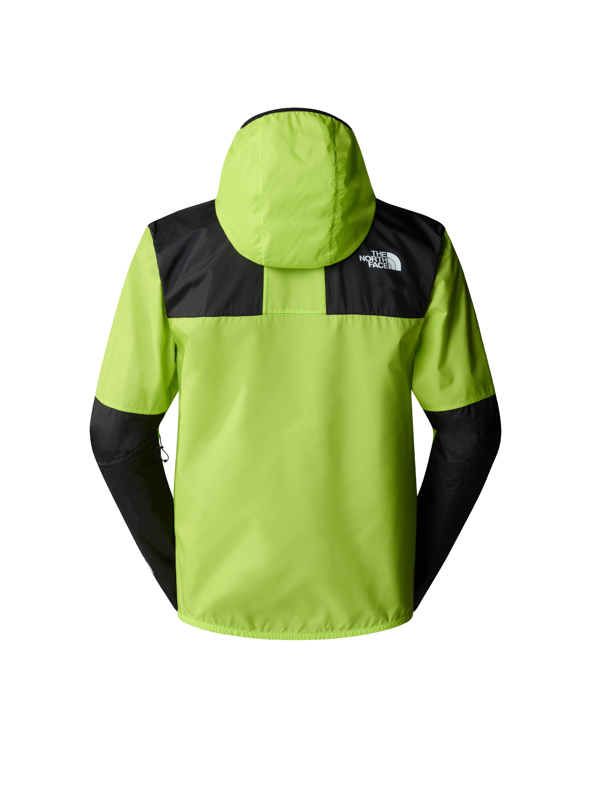 Moutain Color Block Jacket with Lime Hood
