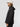 Parka Minimalista Leggero con Imbottitura Nero