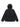 Parka Minimalista Leggero con Imbottitura Nero
