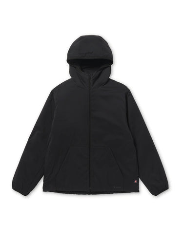 Parka Minimalista Leggero con Imbottitura Nero