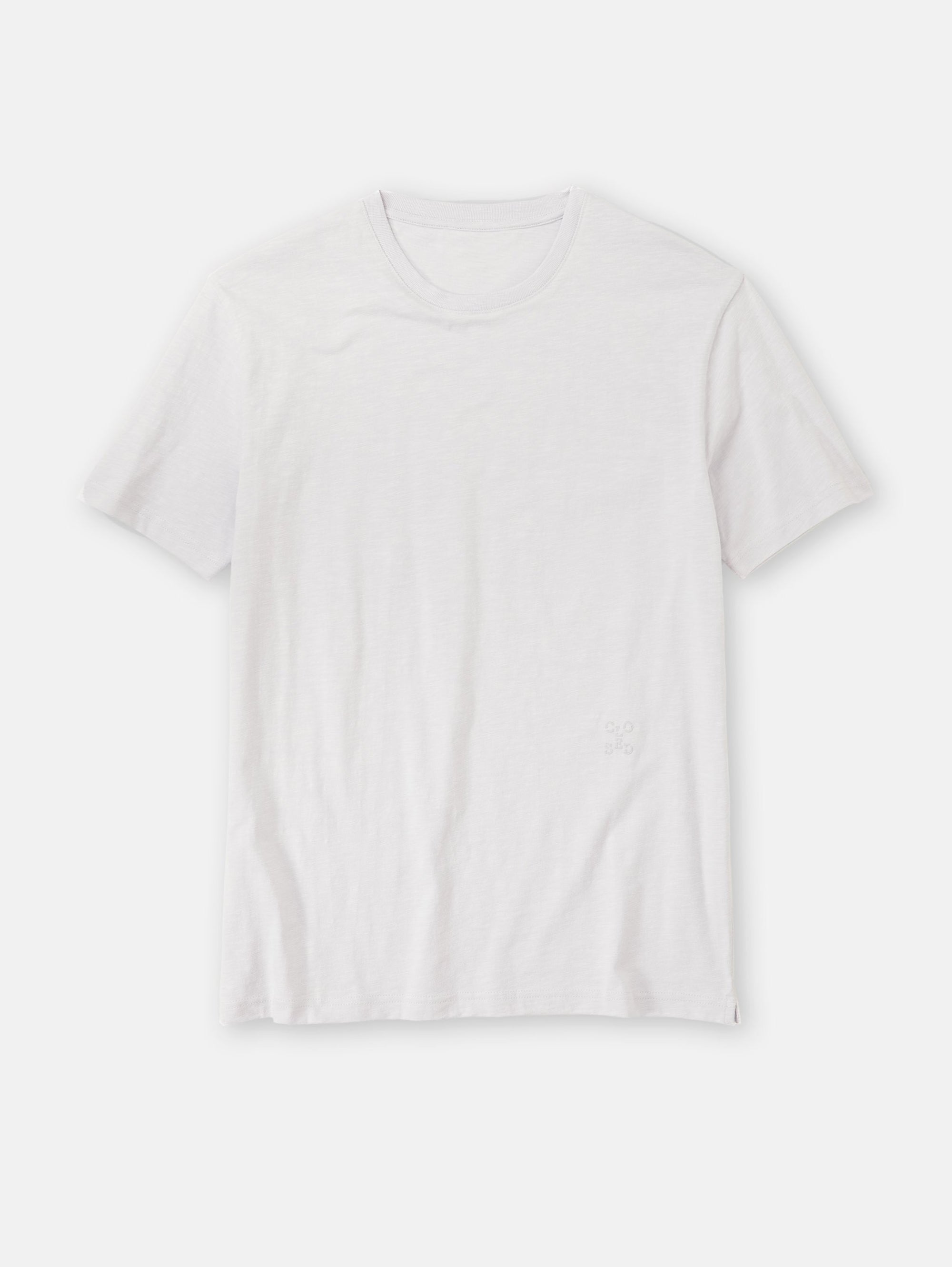 T-Shirt mit geflammtem Nebeleffekt