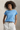 RALPH LAUREN-T-shirt Girocollo in Cotone Celeste-TRYME Shop