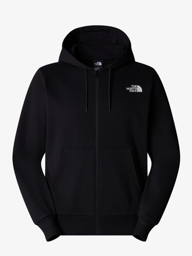 Zwarte hoodie met rits