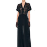 NORMA KAMALI-Tuta Semi Trasparente Geralyn Nero-TRYME Shop