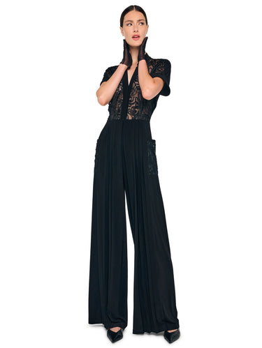 Semi-transparenter Overall Geralyn Schwarz