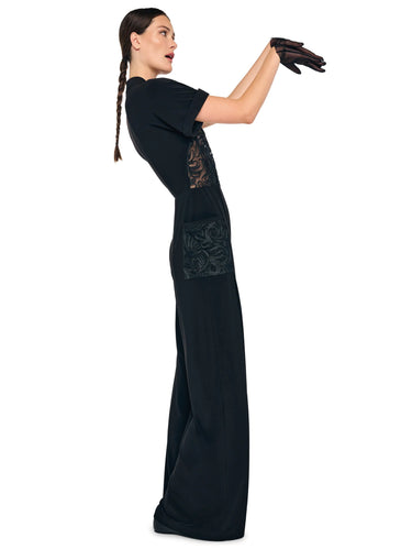 Semi-transparenter Overall Geralyn Schwarz